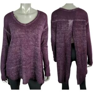 Free People Burnout Split Back Top